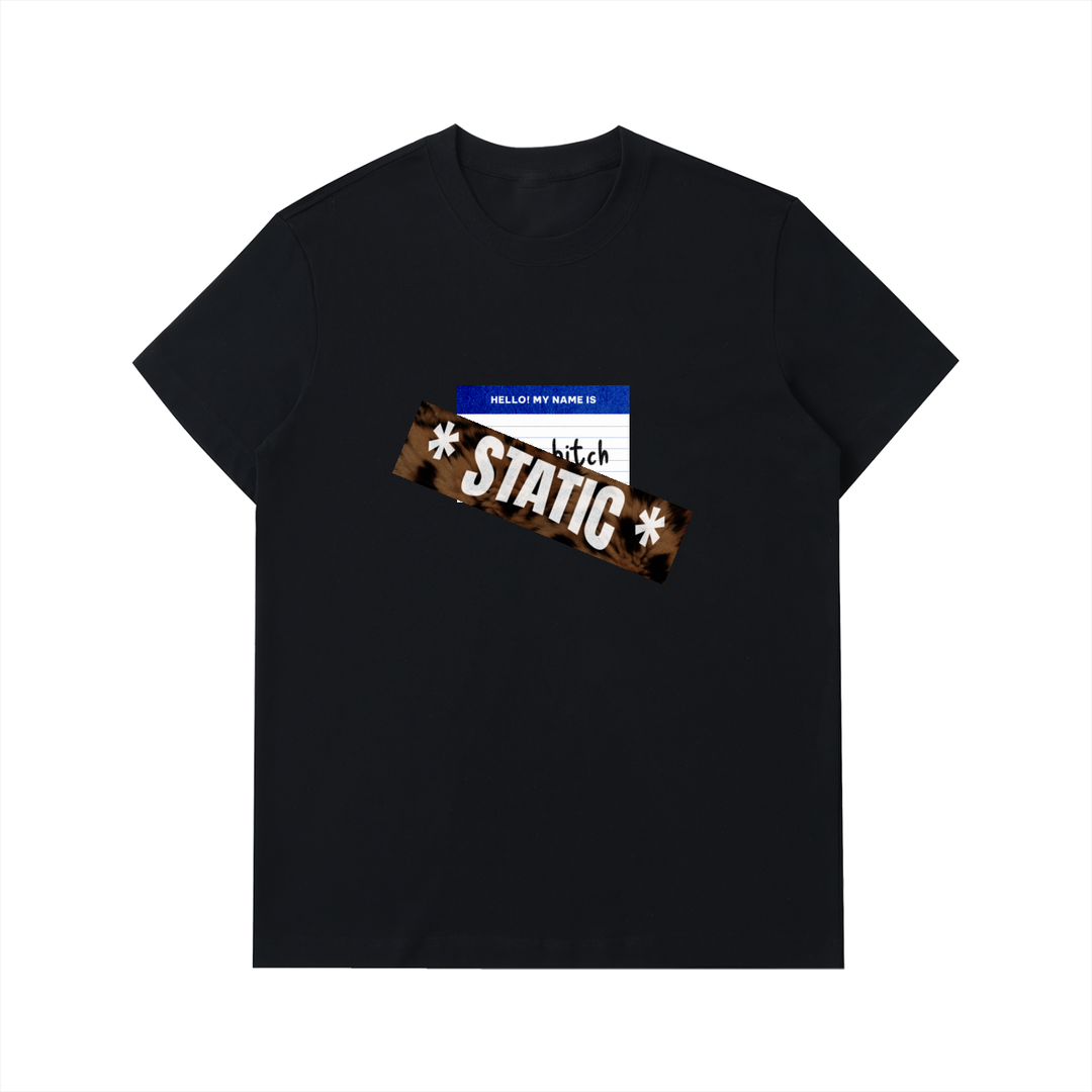 * STATIC * Heavyweight Cotton T-Shirt