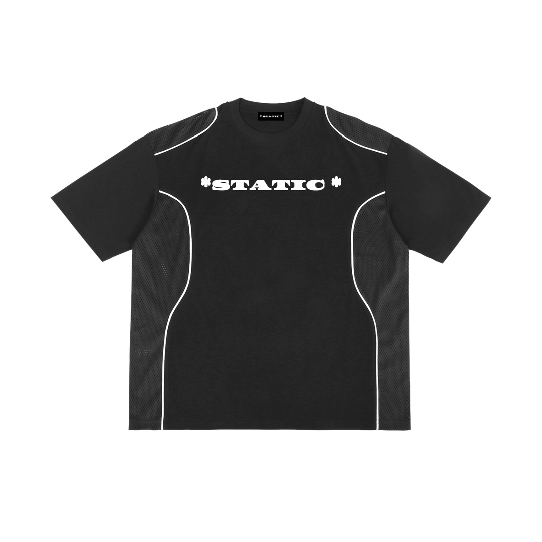 * STATIC * Contrast Piped Panel T-Shirt