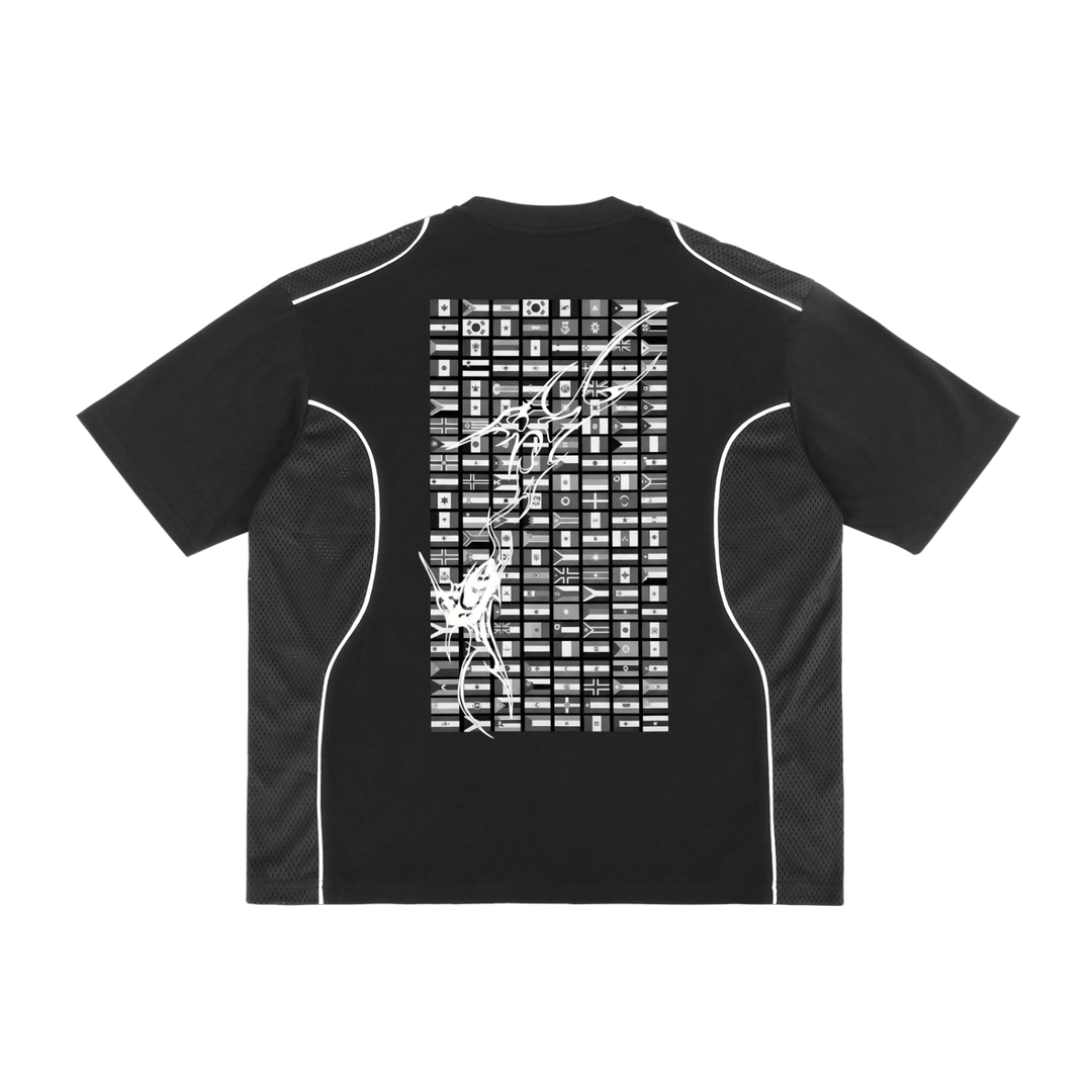 * STATIC * Contrast Piped Panel T-Shirt