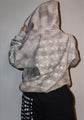 * STATIC * Dirty Washed Boxy Zip-up Fleece Hoodie